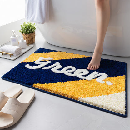 Happy Green Bath Mat - Feblilac® Mat