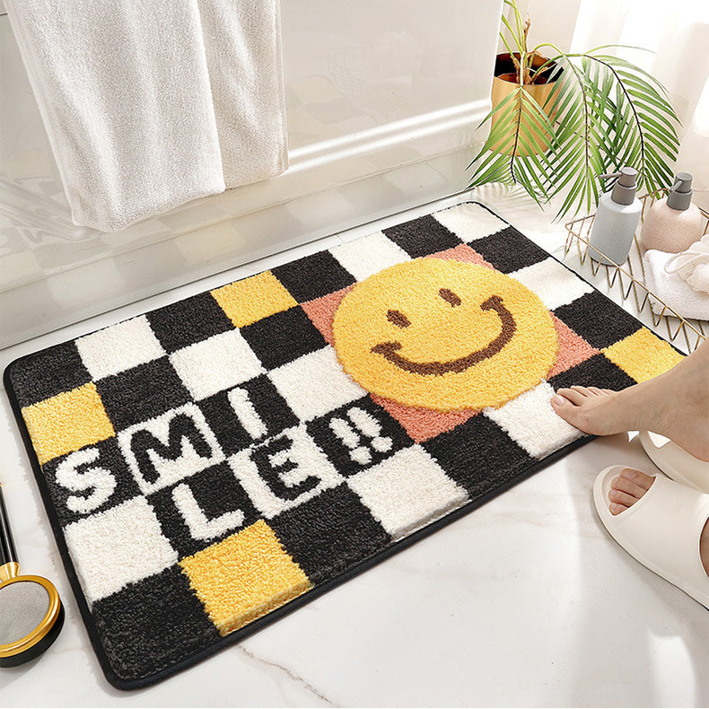 Feblilac Colored Checkerboard Bath Mat - Feblilac® Mat