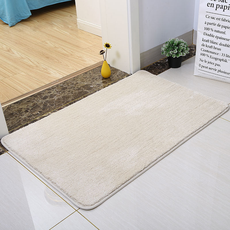 Blue Solid Tufted Bath Mat - Feblilac® Mat