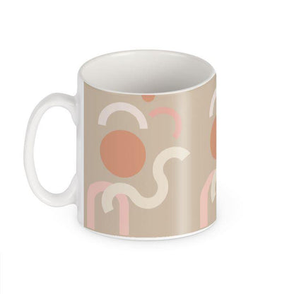 NEUTRAL MIXED GEOMETRY MUG