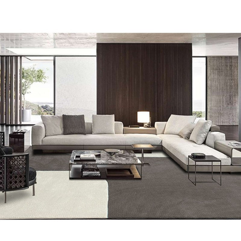 Feblilac Rectangular Wave Living Room Carpet - view 2