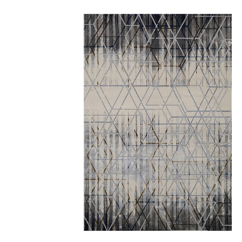Feblilac Art Geometric Pattern Living Room Carpet - view 2