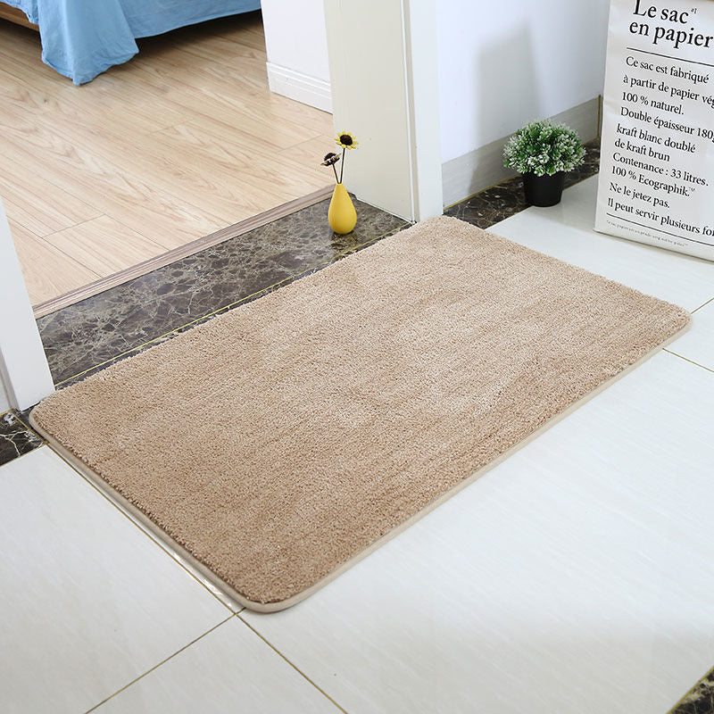 Brown Solid Tufted Bath Mat - Feblilac® Mat