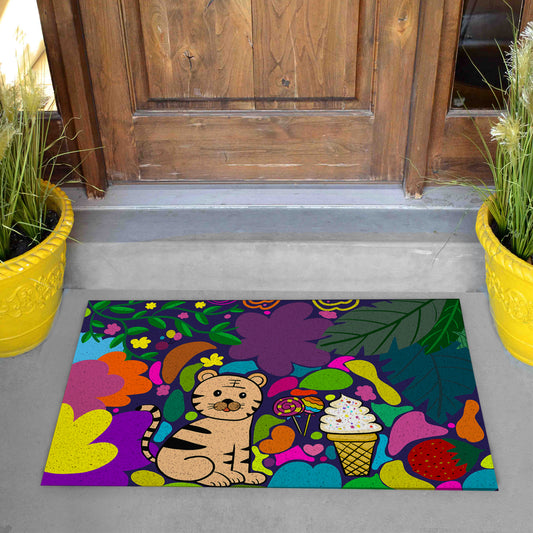 Cute Tiger Door Mat