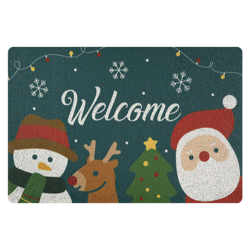 Feblilac Cute Christmas Door Mat Front Door Entrance Rug - Feblilac® Mat