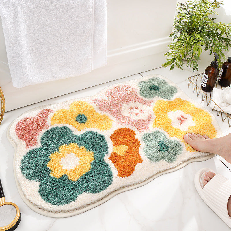 Feblilac Flower Tufted Bath Mat - view 4