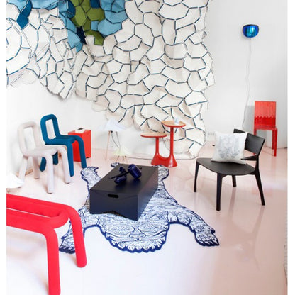 Feblilac Blue Tiger Living Room Carpet