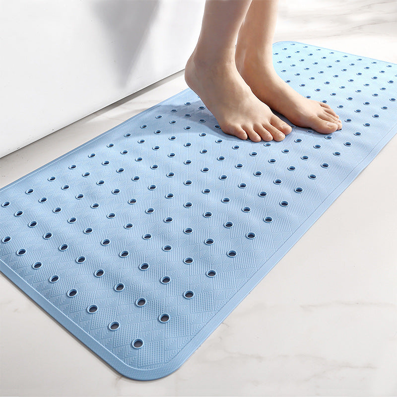 Feblilac TPE Black/Blue/Grey/White Checkboard Stereoscopic Vision Suction Cups Tub Rug, Anti Slip Bathtub Mats - view 4