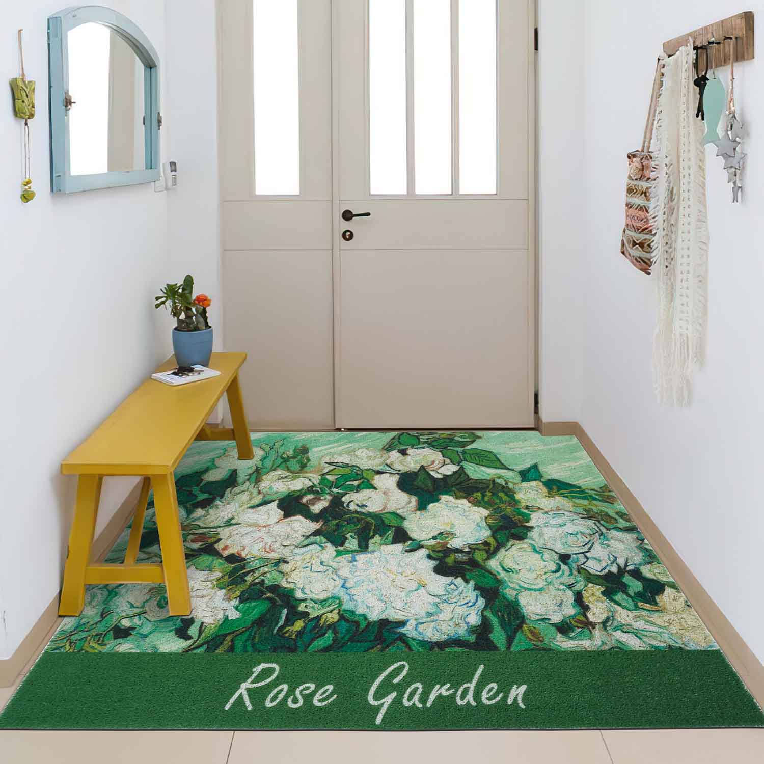 Balloon Flower Door Mat