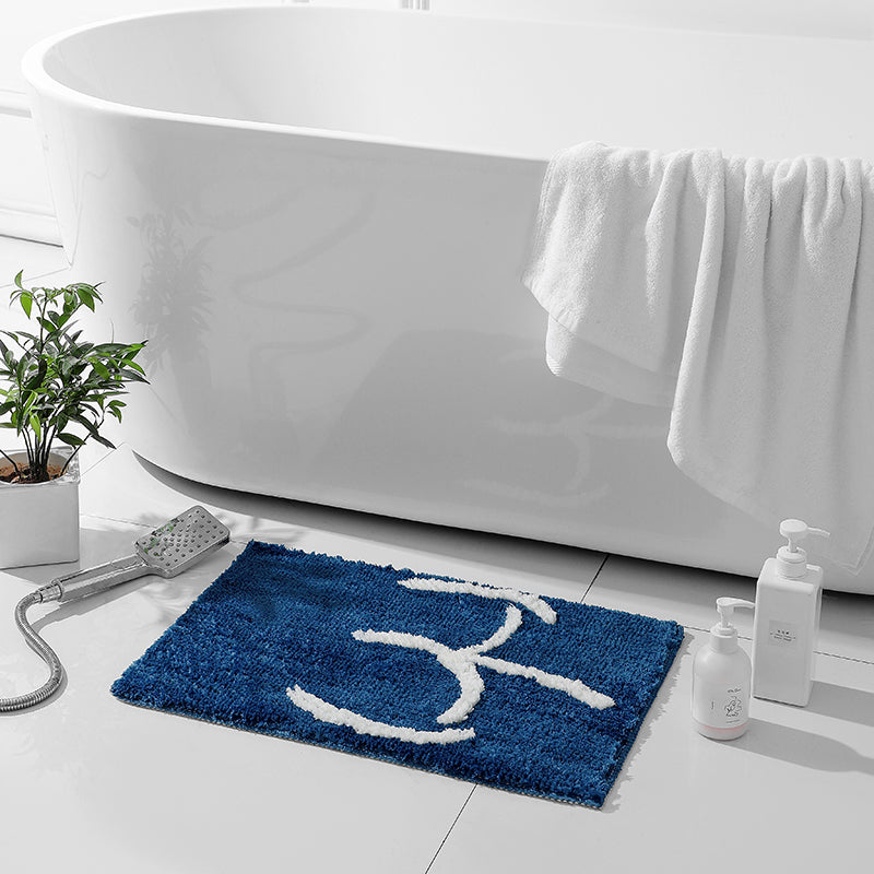 Cute Blue Butt Bath Mat, Get Naked Bathroom Rug, 15.7″x23.6″or 40x60cm On Sale - Feblilac® Mat