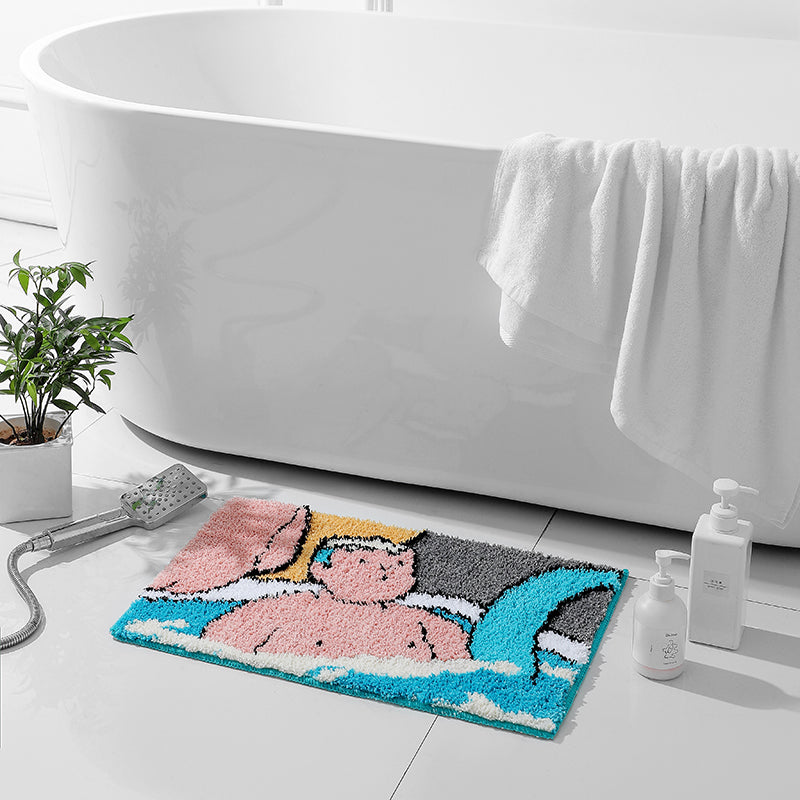 Feblilac Shower boy Japanese Style Bathroom Mat 40x60cm - Feblilac® Mat