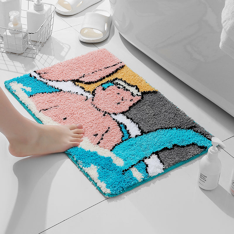 Feblilac Shower boy Japanese Style Bathroom Mat 40x60cm - Feblilac® Mat