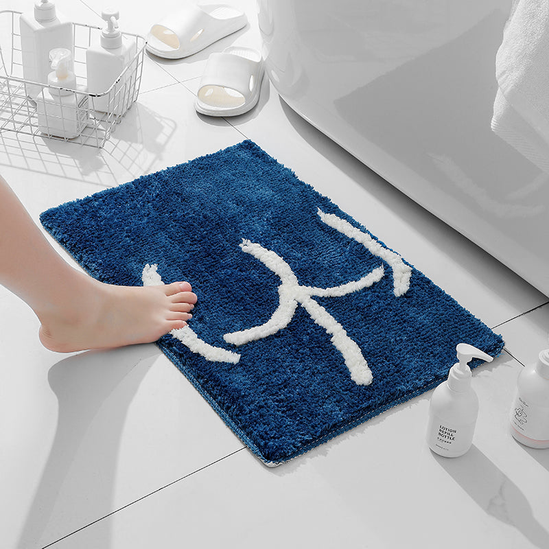 Cute Blue Butt Bath Mat, Get Naked Bathroom Rug, 15.7″x23.6″or 40x60cm On Sale - Feblilac® Mat