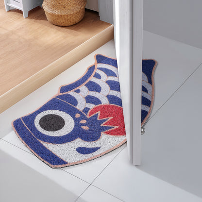 Blue Koi Fish PVC Entrance Door Mat - Feblilac® Mat