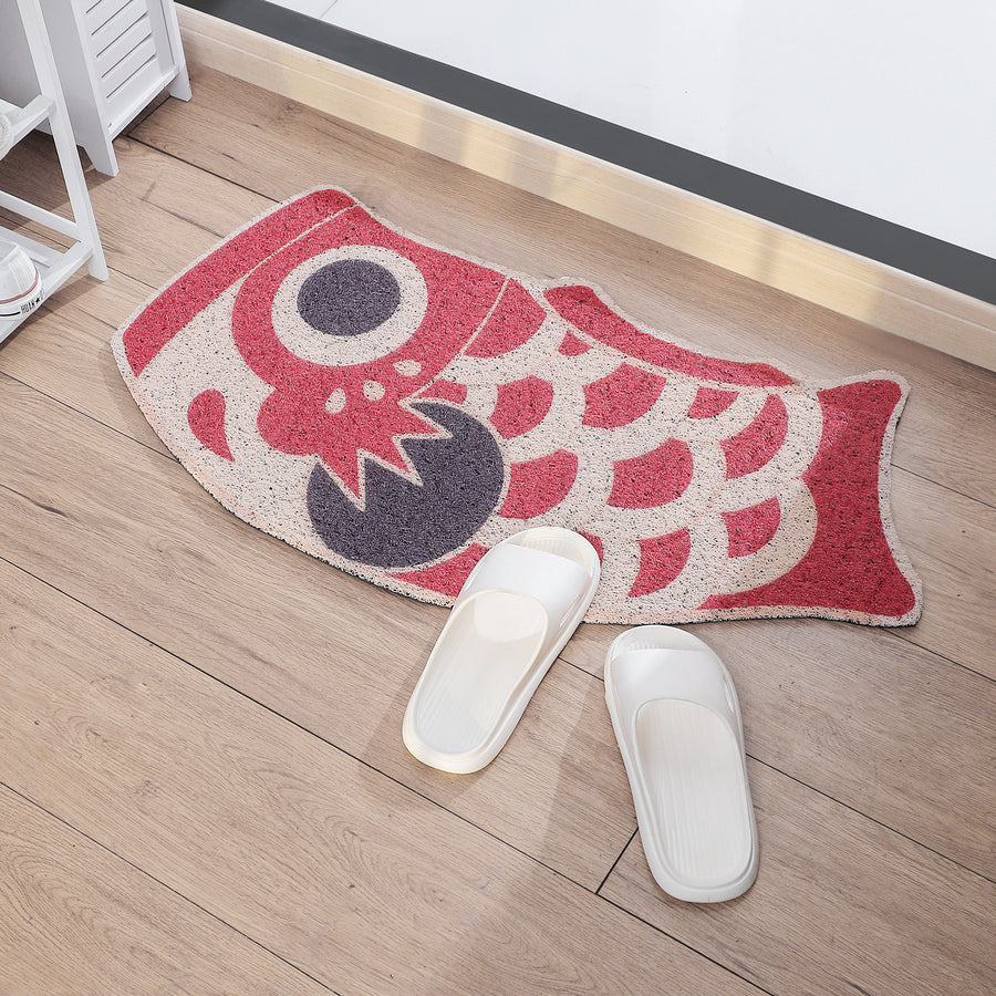 Red and Yellow Koi Fish PVC Entrance Door Mat - Feblilac® Mat
