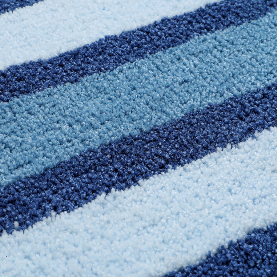 Blue Line Bath Mat 50x80cm or 19x31 inches - Feblilac® Mat