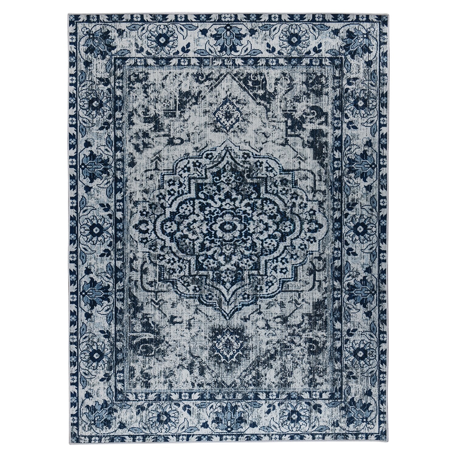 Retro Ethnic Carpets Turkish Persian Rug for Living Room Bedside Bedroom Vintage Floor Mat Entrance Doormat Carpet Large Rug