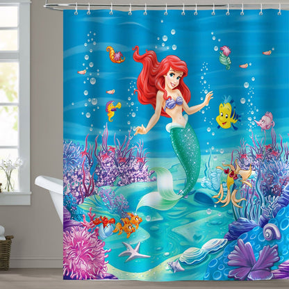 Mermaid Ocean Shower Curtain