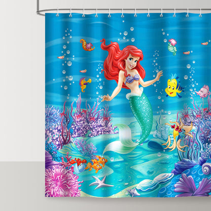 Mermaid Ocean Shower Curtain