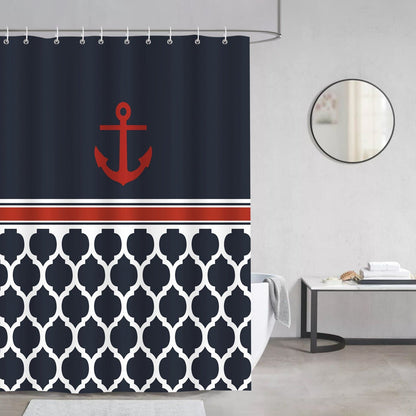 Nautical Anchor Shower Curtain
