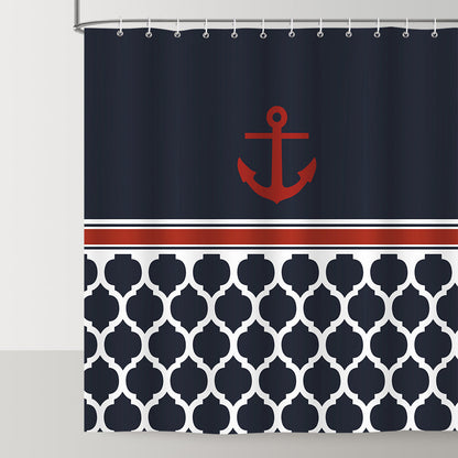 Nautical Anchor Shower Curtain