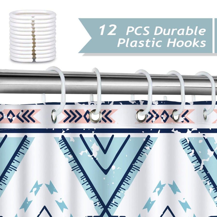Boho Paisley Floral Shower Curtain - view 4