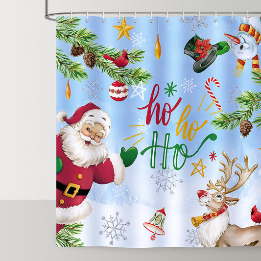 Christmas Santa Claus Shower Curtain