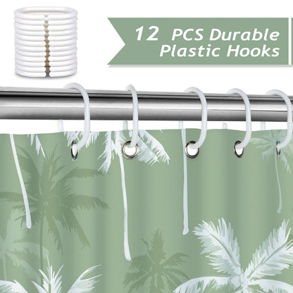 Tropical Coconut Shower Curtain