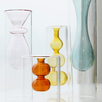 Bubbly Glass Vases