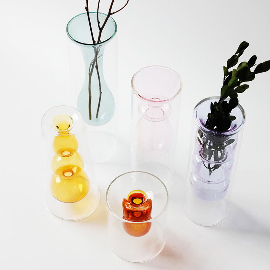 Bubbly Glass Vases - view 3