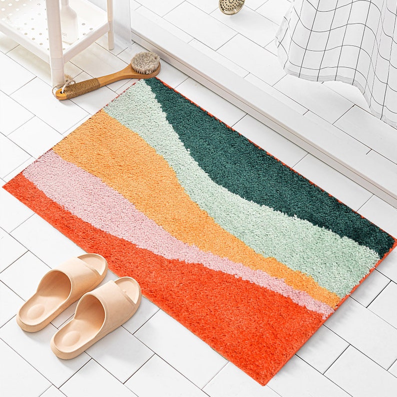 Five colored mountain bath mat - Feblilac® Mat