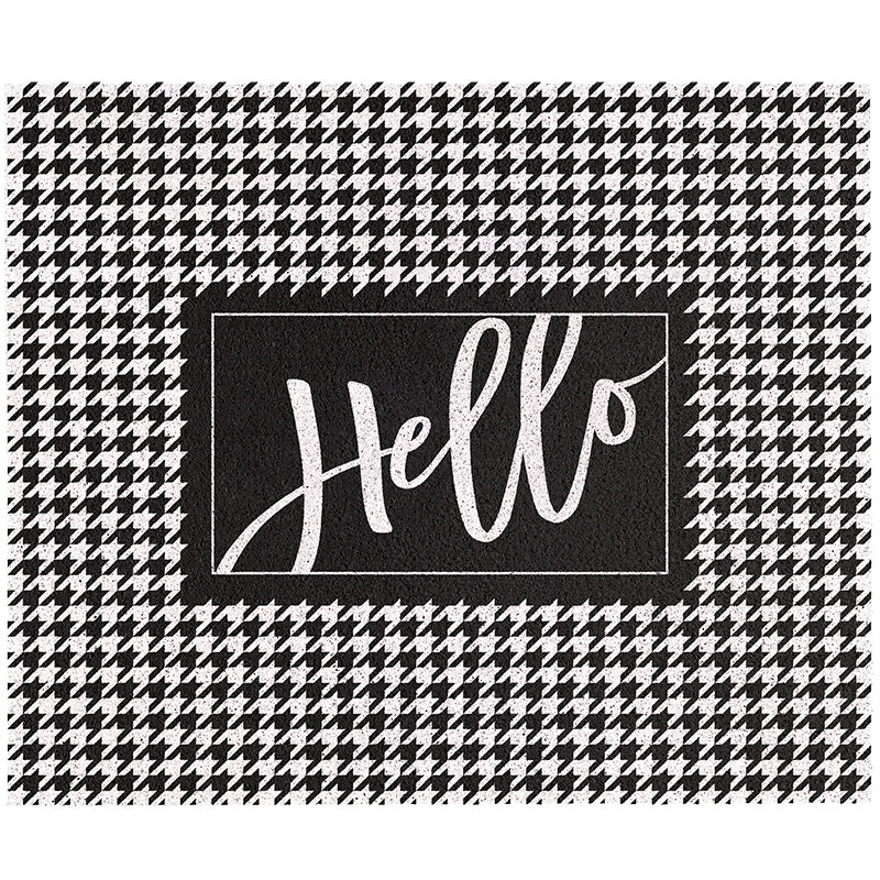 Feblilac Hello Gorgeous White Ground Door mat, Quotation Welcome Doorm –  Feblilac® Mat