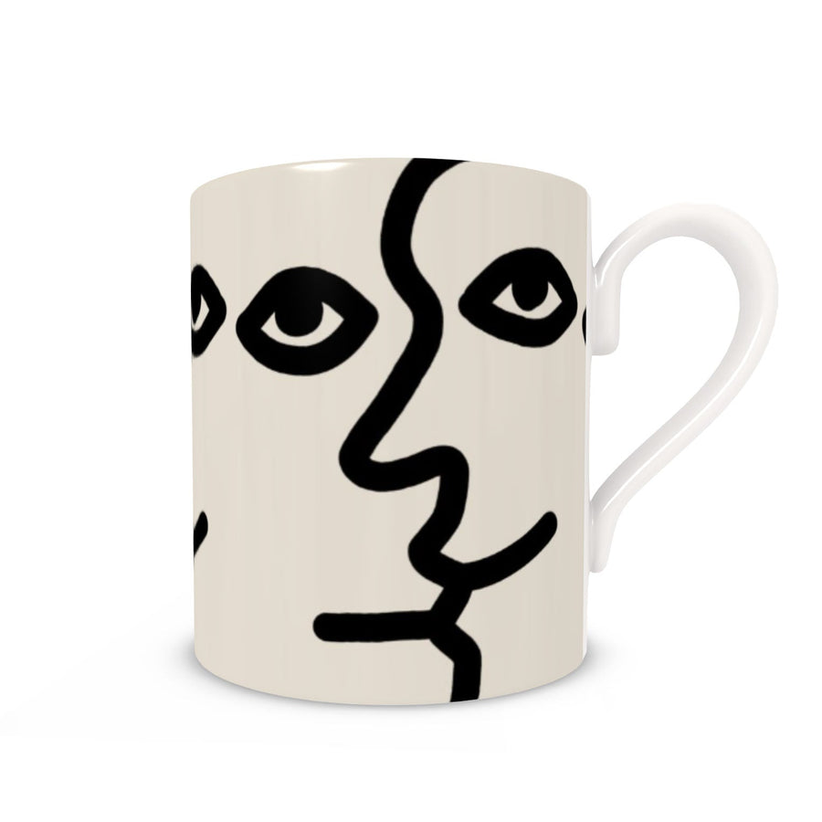 Black Face Mug