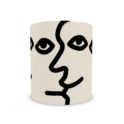 Black Face Mug