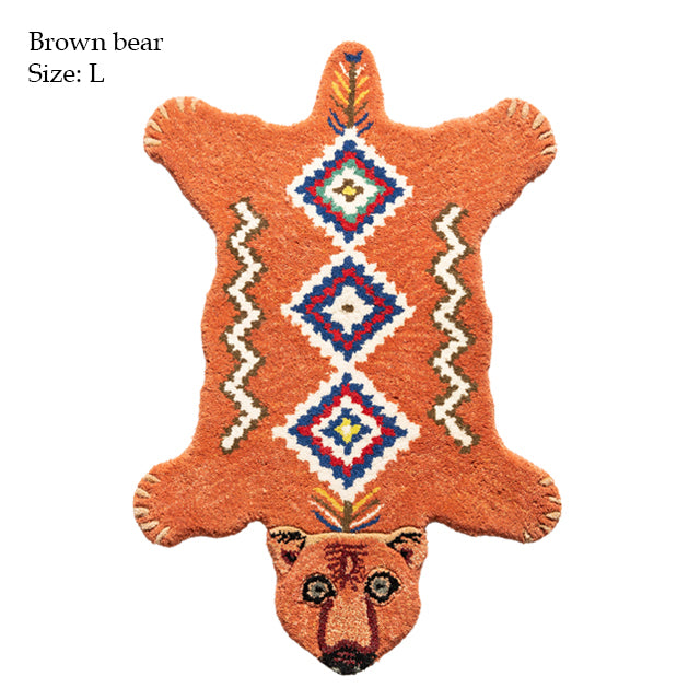 Hand-made Indian Animal Wool and Cotton Mat Rug Carpet - view 16