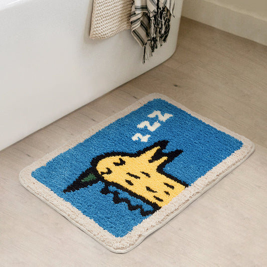 Cartoon Little Dinosaur Sleeps Bath Mat - Feblilac® Mat