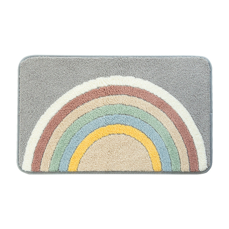 Cute Rainbow Grey Bath Mat - Feblilac® Mat