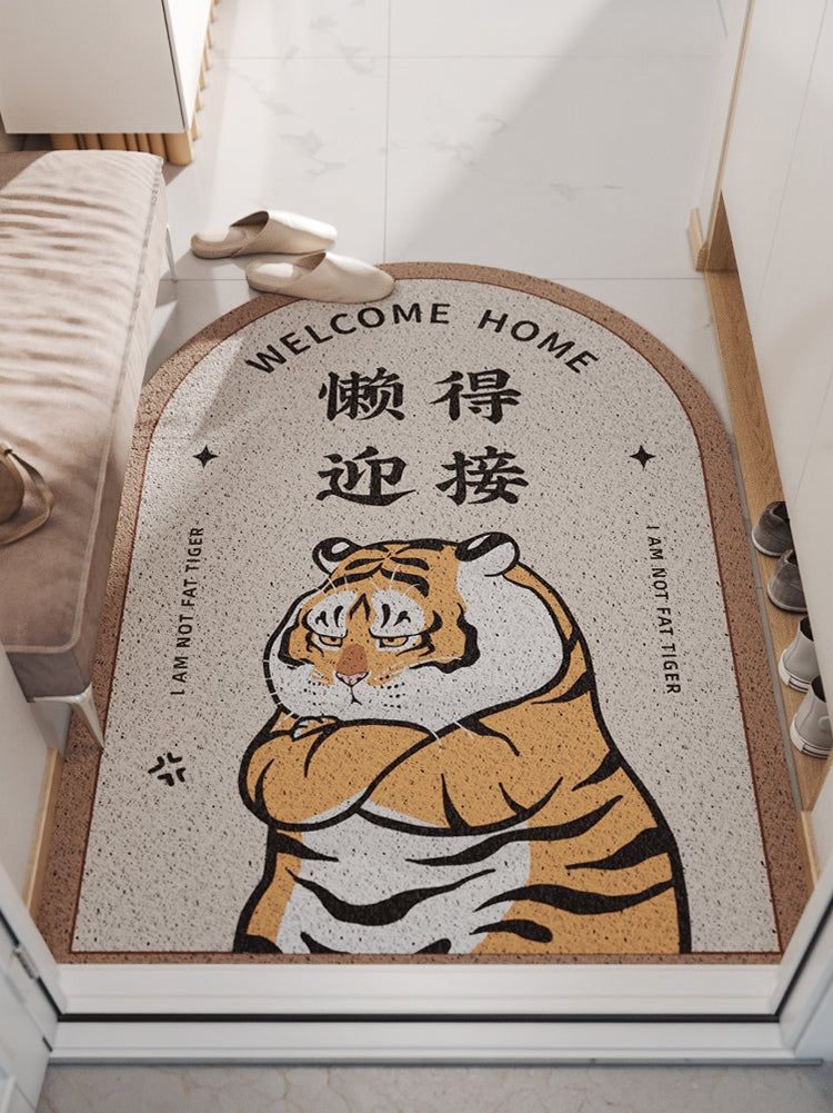 Cute Tigers PVC Entrance Door Mat - Feblilac® Mat