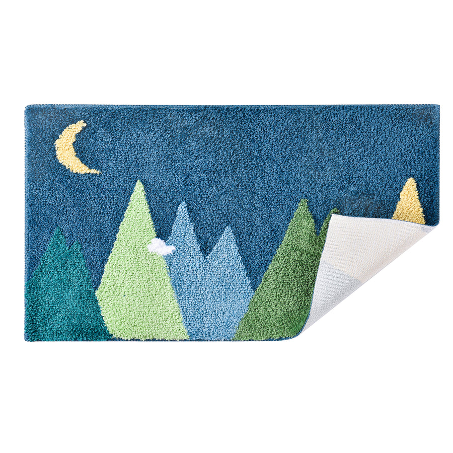 Green Jungle Multiple Size Tufted Bathmat - Feblilac® Mat
