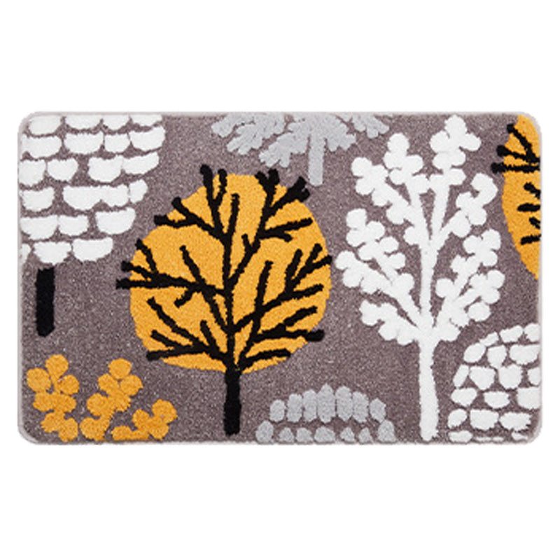 Leaves flower and Forest Bath Mat - Feblilac® Mat