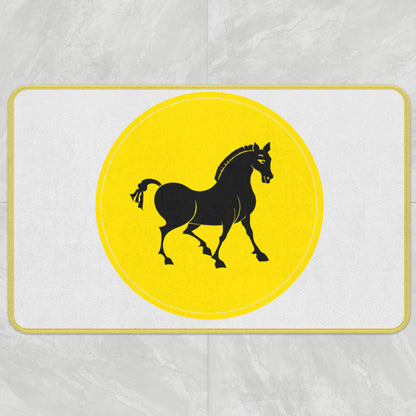 Black Horse Door Mat - Feblilac® Mat