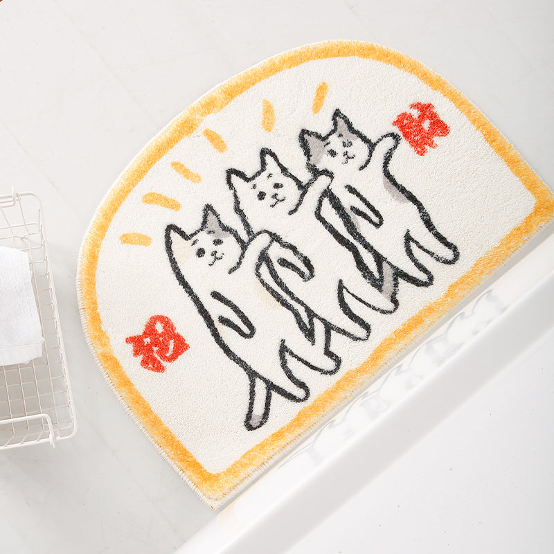 Fortune Cats Bath Mat