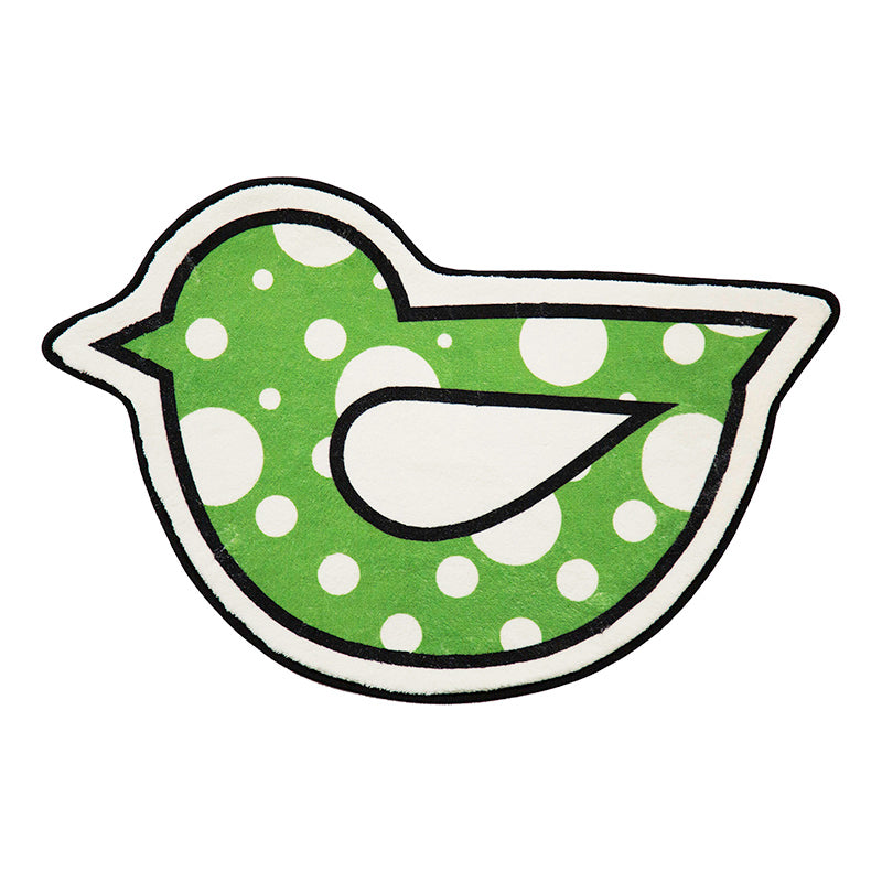 Green Dot Bird Bath Mat - Feblilac® Mat