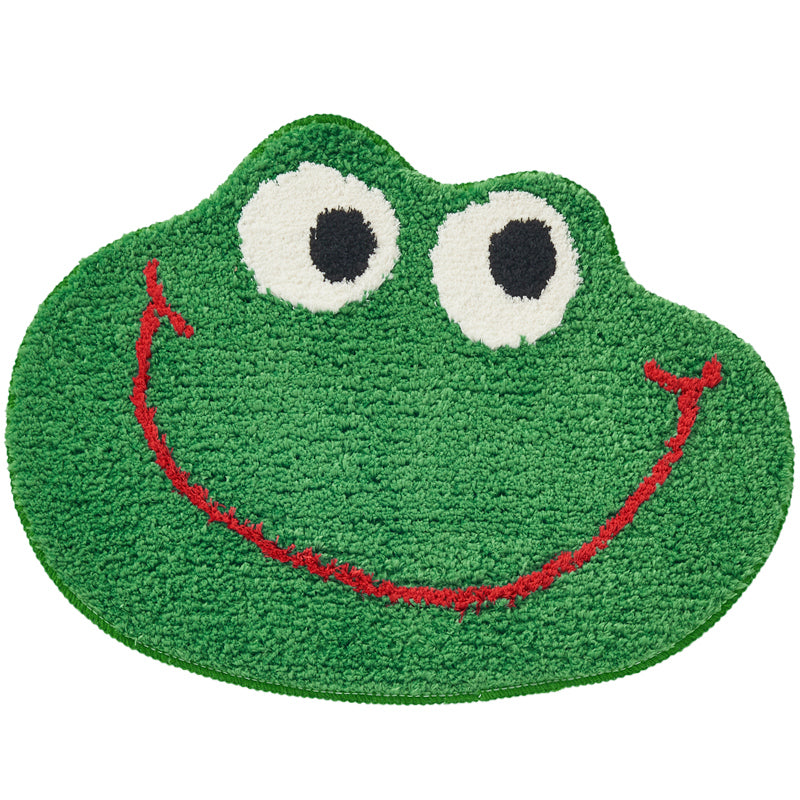 Green Smiling Frog Bath Mat - Feblilac® Mat
