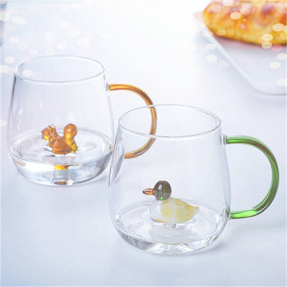 Glass Animal Miniature Mug