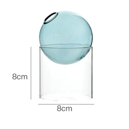 Cylinder & Globe Glass Vase