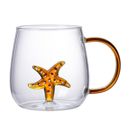 Glass Animal Miniature Mug