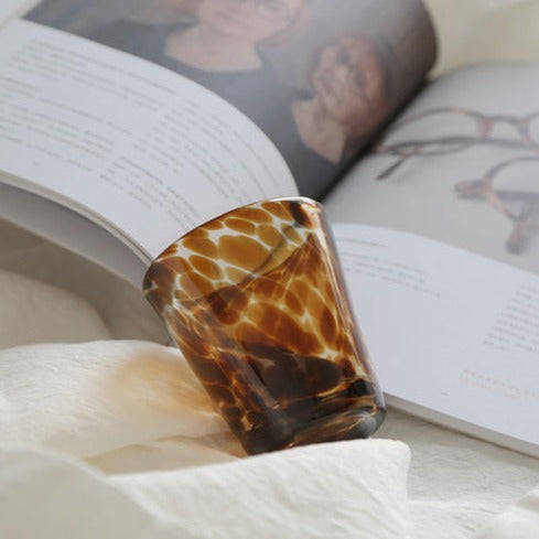 Tortoiseshell Glass Cup