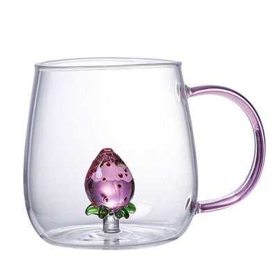 Glass Animal Miniature Mug