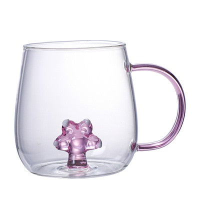 Glass Animal Miniature Mug